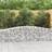 vidaXL Arched Gabion Baskets 8 Galvanised Iron