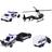 Majorette Porsche Police Force 4 CAR Gift Box