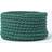 Homescapes Forest Green Cotton Knitted Round Basket