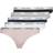 Calvin Klein Womens Logo Tape Bikini Underwear 5-pack - Multicolored