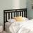 vidaXL black, 146 Pine Bed Bed Headboard