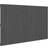 vidaXL grey, 185 Solid Wood Pine Bed Headboard