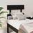 vidaXL black, 93.5 Solid Pine Bed Bed Headboard