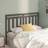 vidaXL grey, 146 Pine Bed Bed Headboard