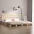 vidaXL 120x190 cm Massiv Furu Sängram