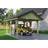 SKAN HOLZ Premium XL Enkeltcarport Ivan 430x500 cm (Areal )