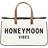 Creative Brands SB Design Studio 100-Percent Cotton Large Canvas Tote Bag, Honeymoon Vibes, L