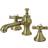 Kingston Brass KC7063ZX 8 in Widespread Bathroom Faucet Antique Bras Antique Brass