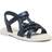 Geox Karly Girl Sandal, Navy