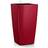 Lechuza Cubico Premium Rød Højglans 40 cm Krukke
