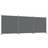 vidaXL 3-Panel Room Divider 300x180cm