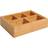 Homcom Bambu Förvaringsbox Utdragbar 24.6 x 17.6 x 7 cm Förvaringslåda
