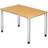 Hammerbacher Pro 4-Legged Frame 1200 mm Aluminium Silver Writing Desk