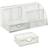 Relaxdays Desk Organiser Modern Look 13 x 28 x 14 cm White