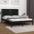 vidaXL black, 140 Solid Wood Pine Bed Frame Bed Base