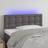 vidaXL med LED-lys 90x5x78/88 Sengegavl