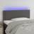 vidaXL med LED-lys 90x5x78/88 Sengegavl