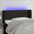 vidaXL LED-lys stof Sengegavl