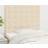 vidaXL 2 stk. stof cremefarvet Sengegavl 100cm
