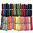 Chenkou craft 30 yards 3/8" velvet ribbon total 30 3/8"10mm multicolored