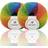 2 Skeins Rainbow Soft Yarn 100 Wool Gradient 180mA2196ydsA2