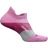 Feetures Elite Light Cushion No Show Tab - Push Thru Pink