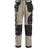 Snickers LiteWork 37.5 Work Trousers Holster Pockets - Khaki/Black