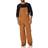 Carhartt Men's Duck Zip-to-Thigh Unlined Bib Overalls