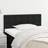 vidaXL Svart 90x5x78/88 cm Tyg Sänggavel