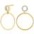 Nordahl Andersen Circles Karat Guld Öronsnäcka Med Diamanter 0,05 Carat W/si 310016BR5
