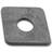 Heco Firkantet Skive S4B Varmgalvaniseret 7 x 20 x 2 mm Pakke med 10