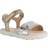 Geox Childrens/Kids Haiti Leather Sandals Beige/Platinum