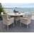 Mercer Alicante 6-Seater Stacking Outdoor Lounge Set