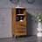 vidaXL Smoked Oak 34.5 x 34 x 90 cm Sideboard