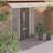 vidaXL Grey Door Canopy Grey 400 x 100 cm