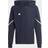 adidas Hættetrøje Designed for Gameday Full Zip Navy/Hvid Børn