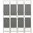 vidaXL 4-panels stof Rumdeler