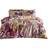 Paoletti Saffa Thread Count Duvet Cover Beige, Purple