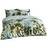 Paoletti Forsteriana 200 Thread Count Duvet Cover Yellow, White, Grey, Green