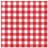 Papstar Motiv-Servietten Vichy Karo, 330 x 330 mm