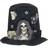 Europalms Halloween Skelet, Sort