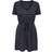 Only Mini V-neck Dress - Blue/Night Sky