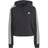 adidas Essentials 3-Stripes Isoli Crop Hoodie - Black/White