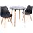 Life Interiors Round Lorenzo Dining Set 80cm 3pcs