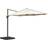 Solar Powered LED Cantilever Parasol Aluminium/Polyester