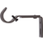 Kenney 3/4 Adjustable 4.5-6.125 Curtain Rod Mounting Brackets Set of 2