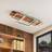 Lucande Chariska LED Loftlampe L95 Wood/Black Loftplafond
