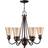 Elstead Lighting Mayflower ljuskrona Brons Pendellampa