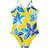Vilebrequin Girls One Piece Swimsuit Raiatea - Yellow/Blue