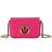 Pinko love click micro fuchsia crossbody bag